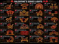 Adorable paire de pingouins avec guirlande lumineuse LED en forme de cœur, étanche IP65, pour parc d'attractions, spot photo, fiançailles, motif Saint-Valentin