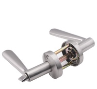 Serrures de porte intérieures en alliage de zinc certifiées américaines de haute qualité avec finition en laiton poli, 3 clés, serrures cylindriques - Vente flash
