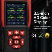 Detektor Gas Multi Portabel EA700, Tipe Hisap Pompa, CO2, NH3, CO, O2, H2S, Detektor Gas Mudah Terbakar
