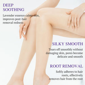 KORMESIC แว็กซ์กำจัดขนแบบเม็ด 150 กรัม ปราศจากแอลกอฮอล์ ออร์แกนิคจากธรรมชาติ ผสมน้ำมันโจโจ้บา ขี้ผึ้ง และกลิ่นลาเวนเดอร์ สำหรับขาและใบหน้า - Product Image 3