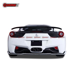 Kit Carrosserie de Haute Qualité en Fibre de Carbone Style Auto Ve pour Ferrari 458 : Lame Avant, Lame Arrière et Jupes Latérales - Product Image 4
