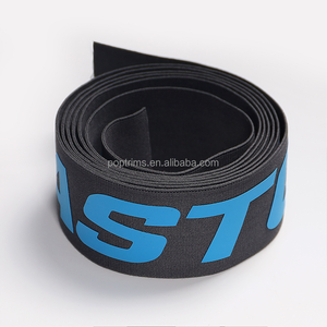 Vente en gros de sangles élastiques en silicone antidérapantes de 25 mm, sangles en polyester tricotées pour vêtements et sous-vêtements - Product Image 2