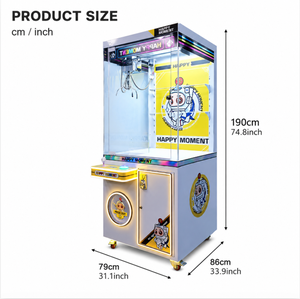 Machine à griffes professionnelle pour centre commercial, à monnayeur, avec éclairage LED, pour attrape-poupées et distributeur de <span class=keywords><strong>prix</strong></span> d'arcade - Product Image 3