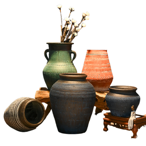<span class=keywords><strong>Pot</strong></span> <span class=keywords><strong>en</strong></span> céramique vintage fait à la main <span class=keywords><strong>en</strong></span> grès, <span class=keywords><strong>pot</strong></span> à fleurs charnu, vase, <span class=keywords><strong>pot</strong></span> <span class=keywords><strong>en</strong></span> <span class=keywords><strong>terre</strong></span> cuite, nouveau style chinois, forme ovale, capacité <span class=keywords><strong>de</strong></span> 4 à 5 L - Product Image 1