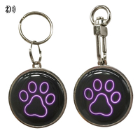 Etiqueta NFC metálica impermeable ISO 14443A 13.56MHz NTAG 215 para identificación de mascotas con código QR único