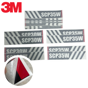 Autocollant en vinyle découpé sur mesure conforme à la norme UL969, design gravé personnalisé, matériau 3M2008-10 pour l'identification des équipements et des machines - Product Image 2