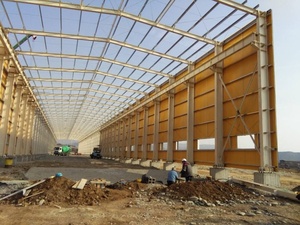 Entrepôt à structure métallique, kits <span class=keywords><strong>de</strong></span> construction <span class=keywords><strong>de</strong></span> bâtiments métalliques abordables, fabrication <span class=keywords><strong>de</strong></span> bâtiments industriels préfabriqués <span class=keywords><strong>en</strong></span> structure d'acier - Product Image 4