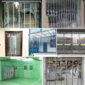 Cortina <span class=keywords><strong>de</strong></span> tiras <span class=keywords><strong>de</strong></span> vinilo flexible transparente <span class=keywords><strong>para</strong></span> control <span class=keywords><strong>de</strong></span> temperatura en fábricas - Product Image 6