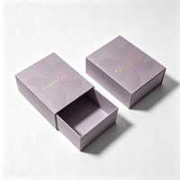 Boîte cadeau rigide de qualité supérieure avec couvercle coulissant, impression couleur moderne exquise, emballage personnalisé pour la vente au détail
