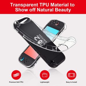 Étui Laudtec pour Switch 2 (2025), Coque transparente antichoc légère en TPU souple de qualité supérieure Sanyetral pour <span class=keywords><strong>Nintendo</strong></span> - Product Image 3