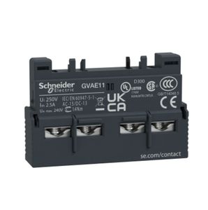 Contacteurs en aluminium GVAE11 1NO+1NC - Montage frontal - Automatisation industrielle et moteur - 100k cycles - Bloc de contact auxiliaire 2,5A - Product Image 6