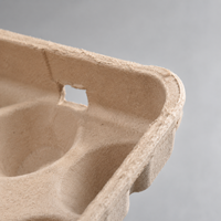 Boîte à œufs à texture fine, 12 compartiments, pour œufs artisanaux de qualité supérieure, promotion de la marque, plateau personnalisé