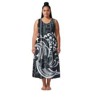 Vestidos Aloha con Diseño Sencillo y Casual para <span class=keywords><strong>Mujer</strong></span>, Logotipo Personalizado, <span class=keywords><strong>Ropa</strong></span> Polinesia Excelente, Vestido Samoano Elegante para <span class=keywords><strong>Mujer</strong></span> - Product Image 6