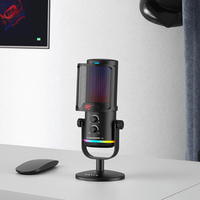 Havit GK67 Gaming Live Broadc Enregistrement Ordinateur Microphone Filaire Style pour une utilisation en conférence