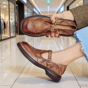 Chaussures plates en super fibre pour femmes - Printemps été automne - Product Image 1