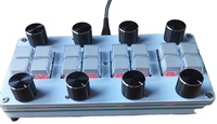Controlador MIDI CC de 8 interruptores y 8 perillas con interfaz USB para software de hosteo de música en computadora