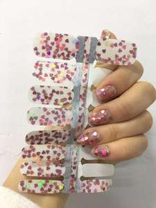 Nuevos Diseños de Arte de Uñas, Adhesivos de Color Sólido para Uñas, Pegatinas Brillantes de Esmalte de Uñas Real para Niñas - Product Image 2