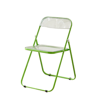 Chaise de restaurant pliante transparente moderne OEM – Sièges contemporains pour hôtels, restaurants et écoles