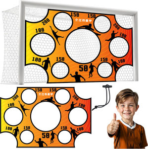 Mục tiêu bóng đá Mục tiêu Net 6x4 ft có thể điều chỉnh đào tạo bóng đá thực hành chụp và đi qua chính xác bóng đá cầm tay phụ kiện - Product Image 2