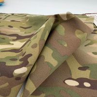 Tela Elástica de Nailon con Estampado de Camuflaje, Tejido Impermeable de 4 Vías, 240GSM, para Ropa Táctica