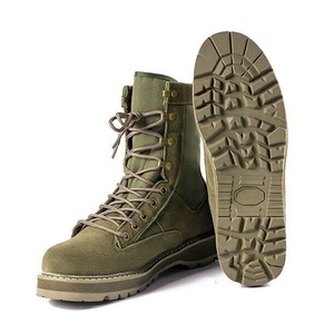 CXXM Stivali Tattici Invernali da Uomo in Pelle Scamosciata, Scarpe di Sicurezza con Lacci, Suola <span class=keywords><strong>Vibram</strong></span> - Product Image 1