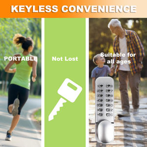 Cerradura de combinación mecánica sin llave a prueba de agua, caja fuerte de aleación de Zinc para equipo de gabinete para aplicación de puerta - Product Image 3