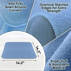 Vente directe d'usine, chiffon en microfibre automobile à séchage rapide 300 g/m², couleur personnalisée, <span class=keywords><strong>serviette</strong></span> de lavage de voiture écologique - Product Image 5