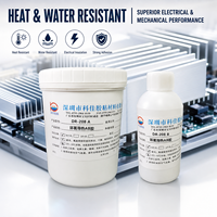 Pegamento de Poliuretano AB de Alta Resistencia KEJIA DR-208, Curado Rápido en 5 Minutos, Adhesivo Sellador Impermeable para Metal, Plástico, Vidrio y Cerámica, 1KG