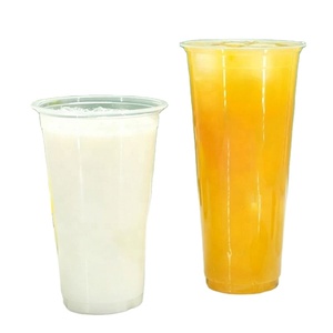 Vasos de Plástico PP Transparente Desechables Personalizados con Tapa para Café Helado, Impresión de Logotipo Personalizado, Vasos para Agua con Gas - Product Image 1