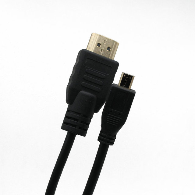Premium High Speed Micro HDMI to HDMI Cable 1,5M 4K 18Gbps 3D Supported HDMI Type D to Type a Cable