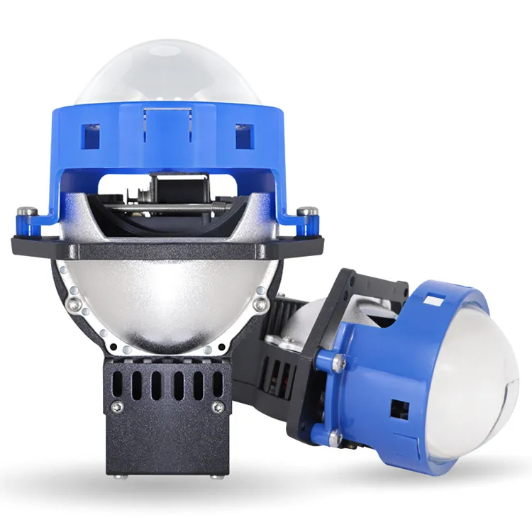 A7 파로스 레이저 바이-LED 프로젝터 렌즈 헤드라이트 6000K 바이-led 3 인치 렌즈 헤드램프 하이-로우 빔 슈퍼 브라이트 6000k 초점 LED 파라