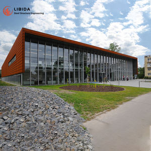 高档豪华钢结构办公楼，带仓库设计钢结构建筑 - Product Image 6