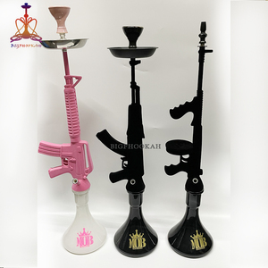 Usine en gros meilleur <span class=keywords><strong>prix</strong></span> de luxe fumer Shisha or <span class=keywords><strong>Ak</strong></span> <span class=keywords><strong>47</strong></span> narguilé - Product Image 1