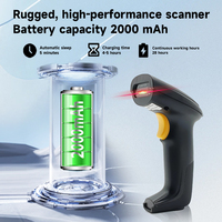Escáner de Código de Barras Inalámbrico JR-710WB con Bluetooth, USB, 1D/2D, para Logística y Almacén, Lector de Códigos QR, CC, DCW, CMOS