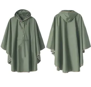 Waterproof hot sale Outdoor high quality polyester rain poncho raincoat for hiking