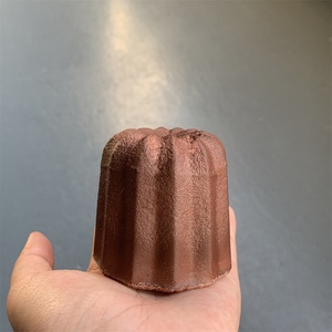 โมเดลขนมหวานจำลองสีชมพูขาวช็อกโกแลต Cannele ของตกแต่งโต๊ะโชว์ งานแสดงสินค้า งานปาร์ตี้ - Product Image 4