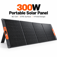 Panneau solaire extérieur 300W, design flexible à quatre plis avec cellules solaires BC et surface ETFE durable pour station d'alimentation