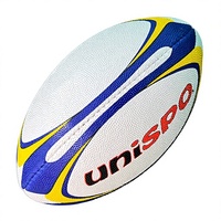 Mini ballon de rugby promotionnel écologique à haute rétention d'air, fabriqué en caoutchouc synthétique, avec grip texturé et vessie en latex/caoutchouc