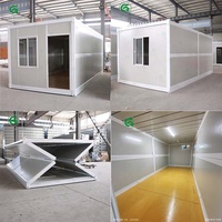 20-Fuß Bürocontainer Modulares Gebäude Tragbares Container-Büro Vorgefertigtes Stahlgebäude Erweiterbare Arbeitsplatzlösung