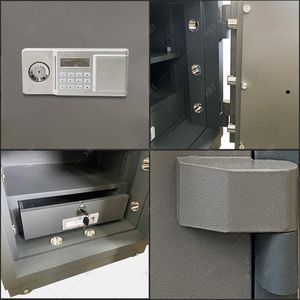 Xbt thép tiền gửi an ninh an ninh hộp 2 giờ chống cháy điện tử kỹ thuật số khóa Khóa chức năng báo động chống trộm - Product Image 5