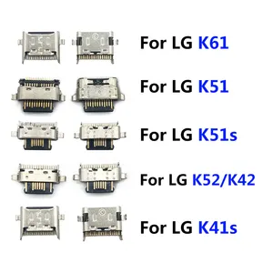מיקרו USB מחבר טעינת יציאת שקע תקע עבור LG K41S K51 K51S K52 K42 K61 K50 K50S מחבר placa de carga