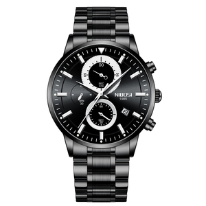 Para 2390 relojes de aleación de moda para hombre, marca superior de lujo, cronógrafo luminoso de negocios, reloj de esfera de cristal de cuarzo resistente al agua - Product Image 6