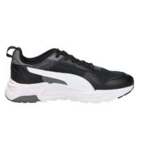 Baskets de sport respirantes à lacets pour hommes, noir et blanc, pointures 40-47, style basketball, semelle intermédiaire en EVA, tige synthétique, doublure en mesh, 5 cm