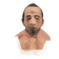 Masque réaliste de super-héros en latex souple et silicone pour Halloween, masque amusant en caoutchouc pour homme, masque effrayant pour mascarade