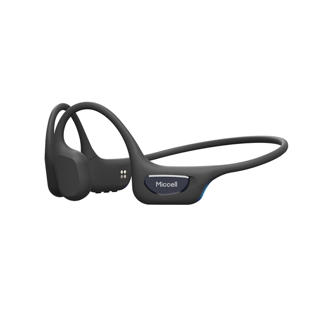 Miccell BHB03 Bone Conduction Headphones Open-Ear Sports Headphones with IPX8 Waterproof BT 6.0 & Titanium Core