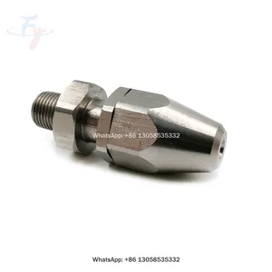 FY Besar Flow Adjustable Sudut Sempit Full Cone Nozzle, 1/4 "GG Jenis Stainless Steel Male Benang Spray Nozzle