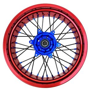 Juego de Ruedas Supermoto de Aluminio CNC 7116-T6 de <span class=keywords><strong>17</strong></span> Pulgadas 3.5 5.0 para Beta <span class=keywords><strong>300</strong></span>, Piezas de Motocicleta Todoterreno, Llantas - Product Image 4