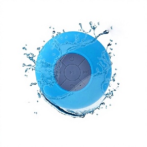 Haut-parleur étanche pour <span class=keywords><strong>salle</strong></span> <span class=keywords><strong>de</strong></span> <span class=keywords><strong>bain</strong></span> domestique avec ventouse intégrée, mini design, batterie 200-500 mAh, sortie 3W - Product Image 1