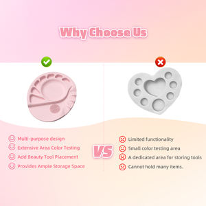 Paleta <span class=keywords><strong>de</strong></span> Mezcla <span class=keywords><strong>de</strong></span> Maquillaje, Accesorios <span class=keywords><strong>de</strong></span> Belleza, Paleta <span class=keywords><strong>de</strong></span> Mezcla para Cosméticos y Arte <span class=keywords><strong>de</strong></span> Uñas, Venta Caliente en TikTok - Product Image 3