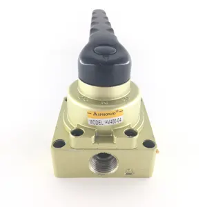 Válvula de interruptor manual pneumática da série airtac, hv